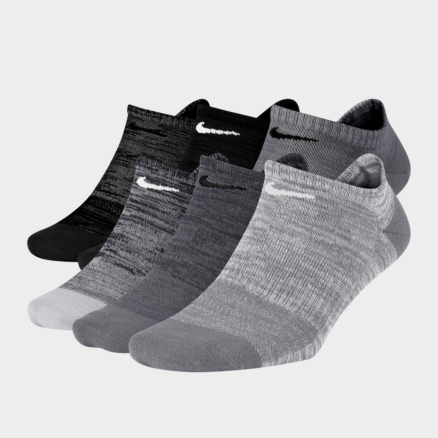 

Женские носки для тренинга Nike Everyday Lightweight No-Show (6 шт.), черный