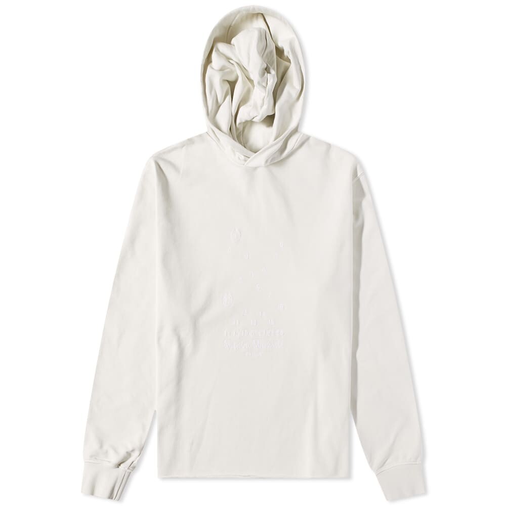 

Толстовка Maison Margiela Embroidered Numbers Logo Hoody, Белый