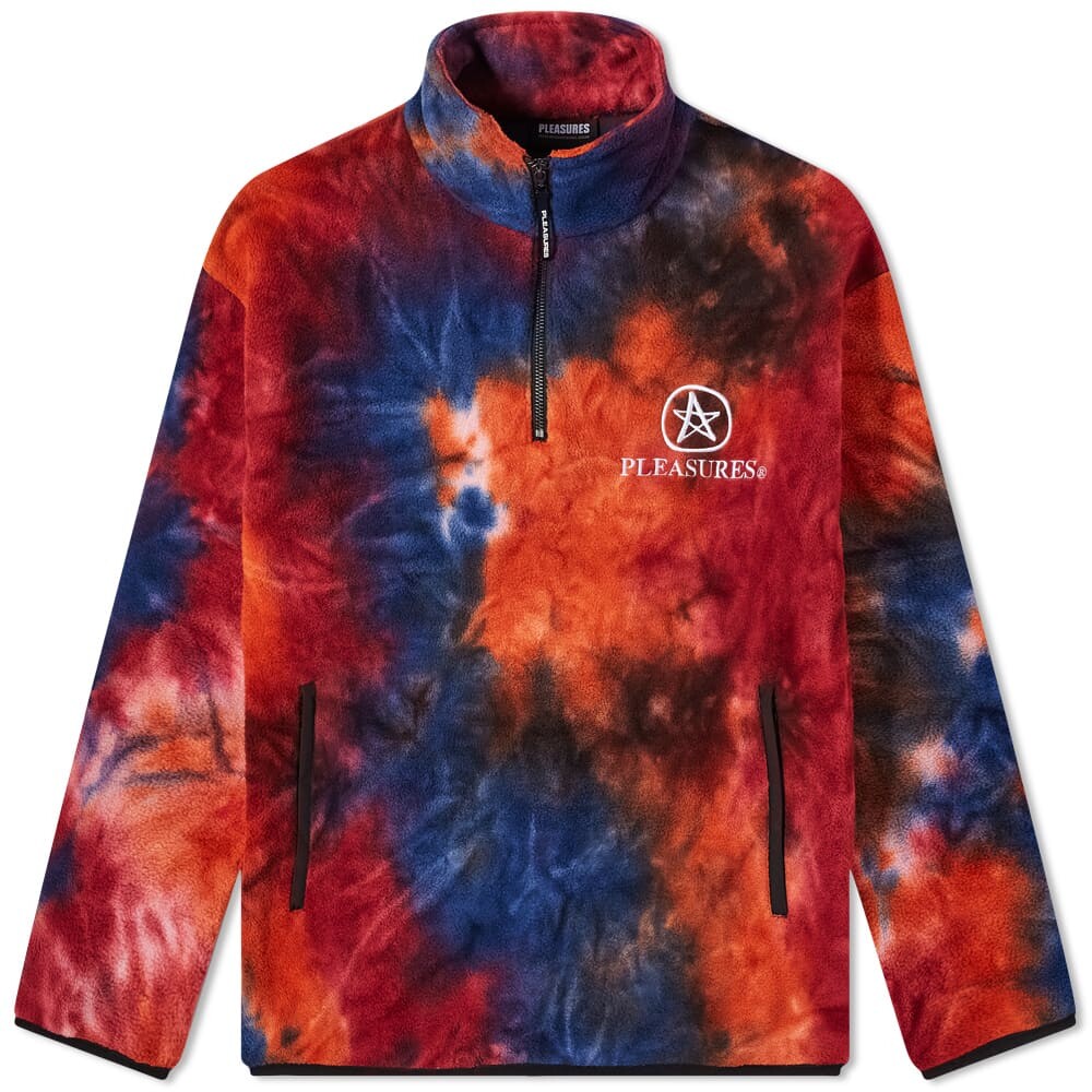 

Толстовка PLEASURES Caffeine Polar Fleece Quarter Zip, Черный