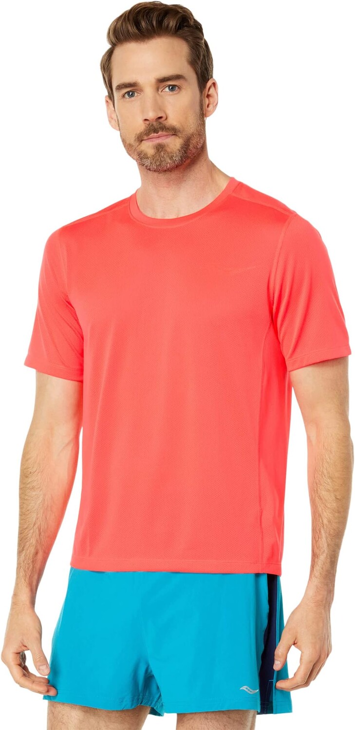 

Секундомер с коротким рукавом Saucony, цвет Vizi Red