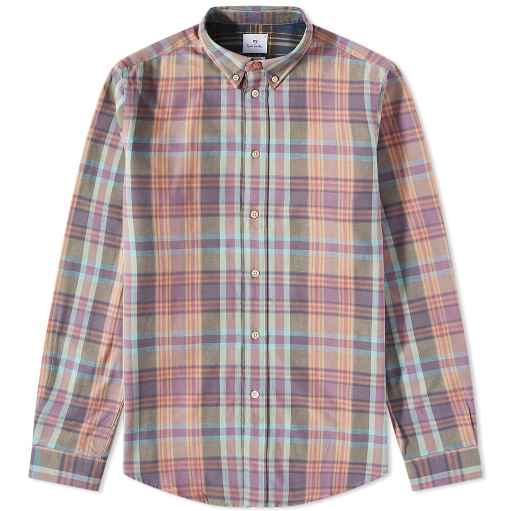 

Рубашка Paul Smith Checked Button Down Oxford Shirt