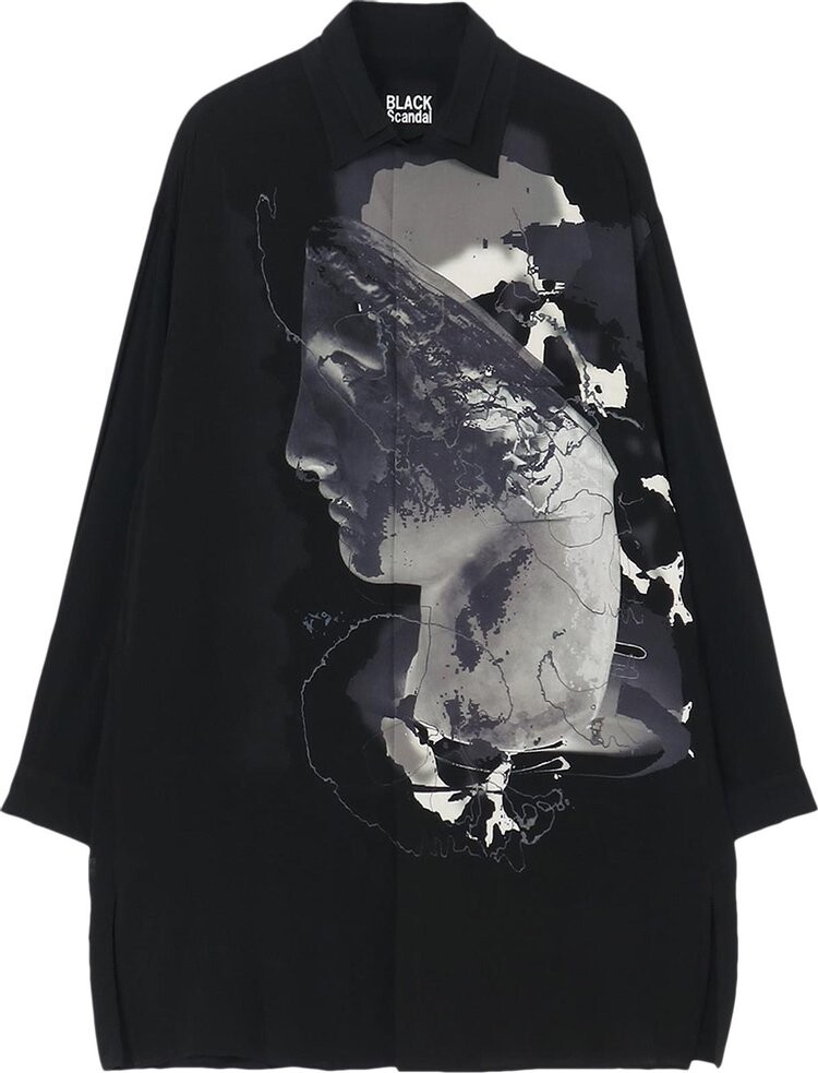 

Рубашка Yohji Yamamoto R-Yohji Has B Shirt 'Black', черный