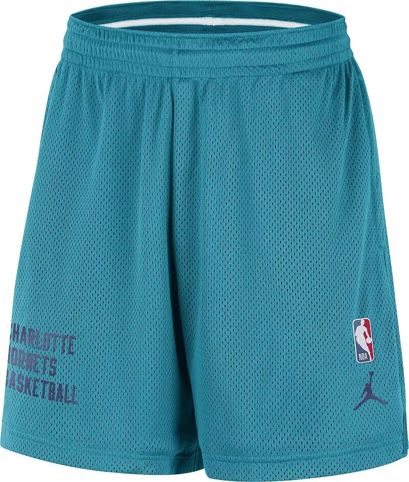 

Мужские темно-бирюзовые шорты в сетку Nike Charlotte Hornets