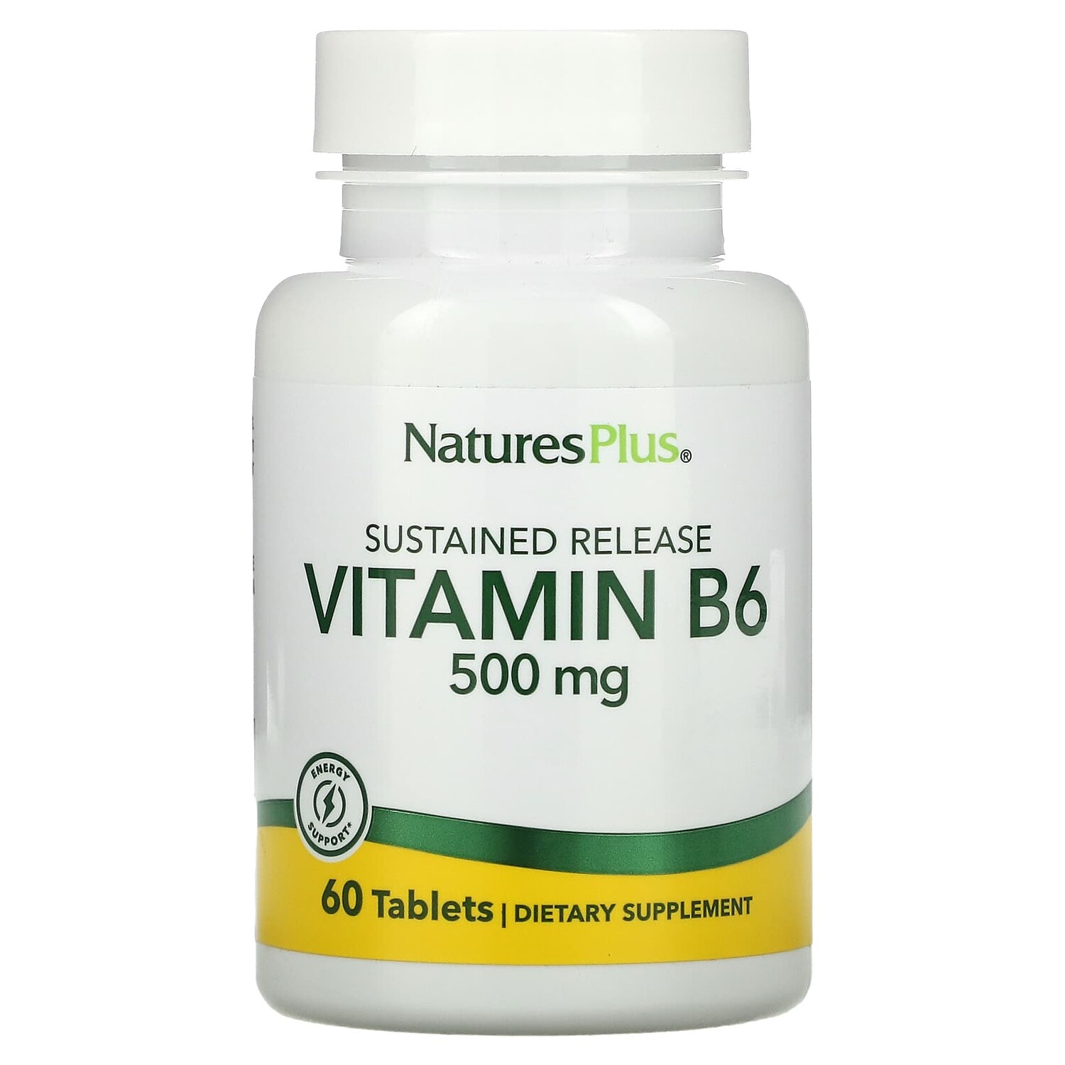 

Витамин B6 NaturesPlus, длительное высвобождение, 60 таблеток