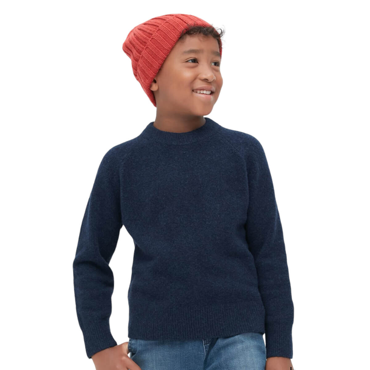 

Джемпер Uniqlo Kids Souffle, темно-синий