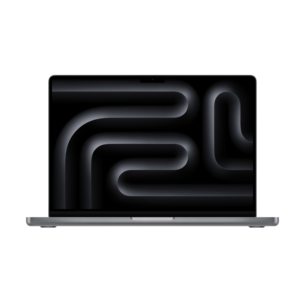 Ноутбук Apple MacBook Pro 14 M3 (2023), 16 ГБ/512 ГБ, 8 CPU/10 GPU, английская клавиатура, Space Gray ноутбук apple macbook pro 14 m2 pro 2023 16 гб 8 тб 10 cpu 16 gpu английская клавиатура space gray
