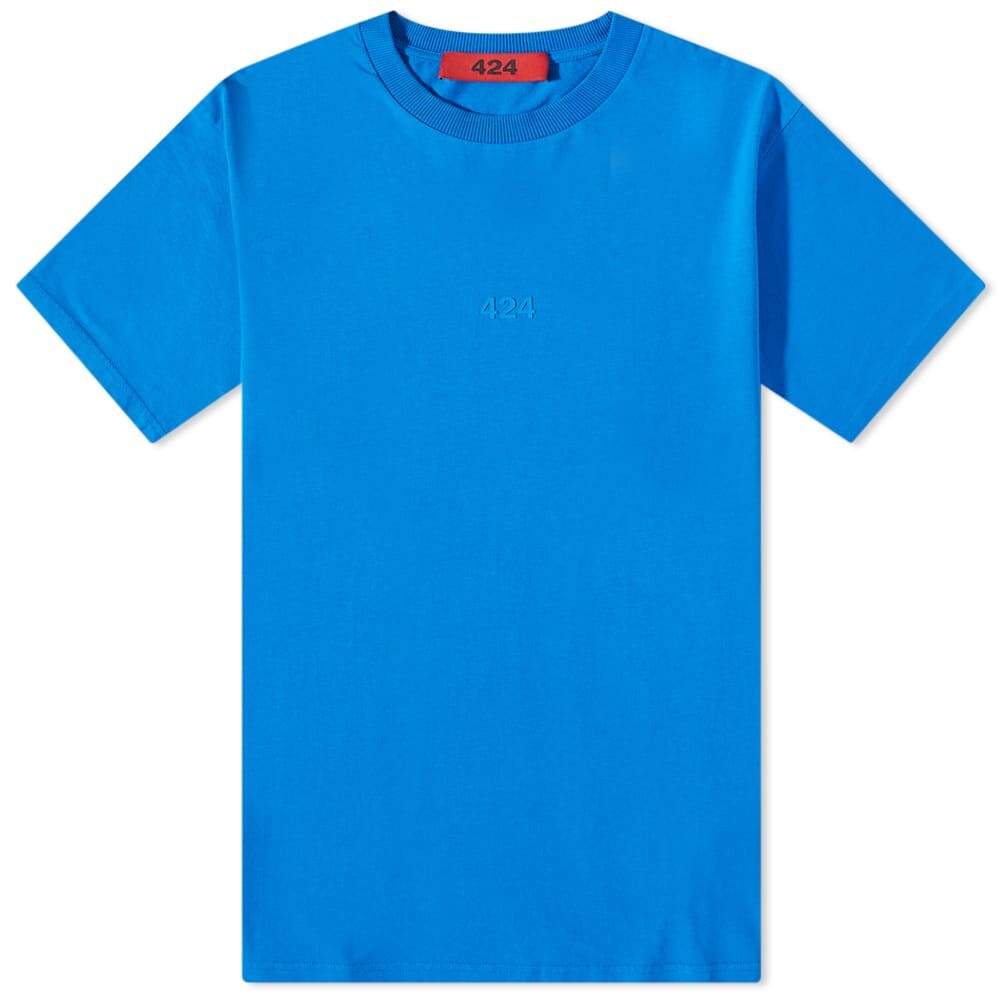 

Футболка 424 Tonal Embroidery Logo Tee, Синий