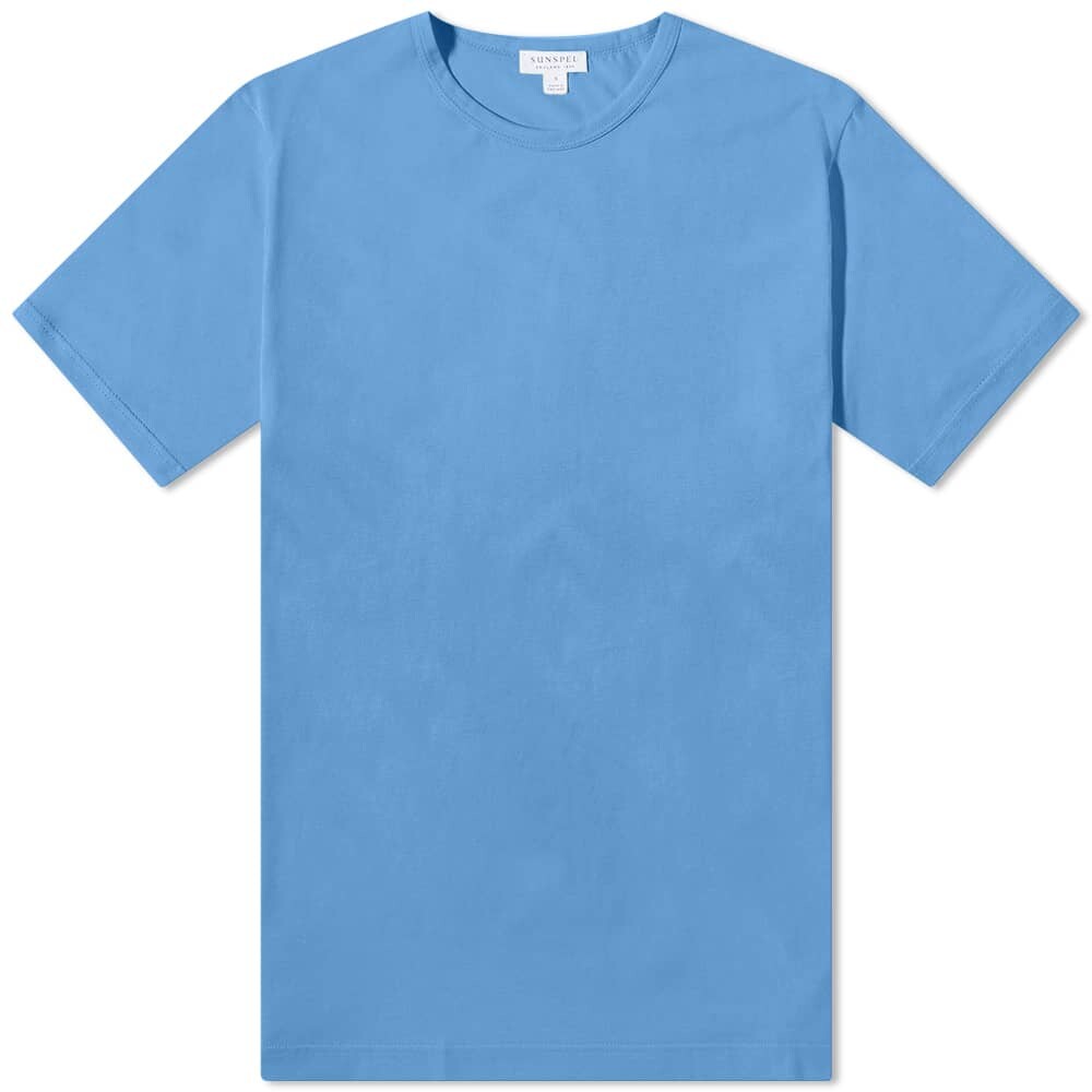 

Футболка Sunspel Classic Crew Neck Tee, Синий