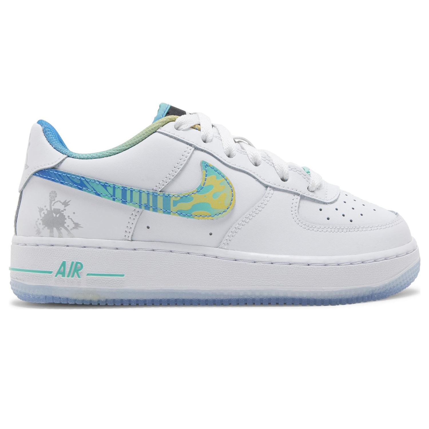 Кроссовки Nike Air Force 1 LV8 GS 'Unlock Your Space', белый