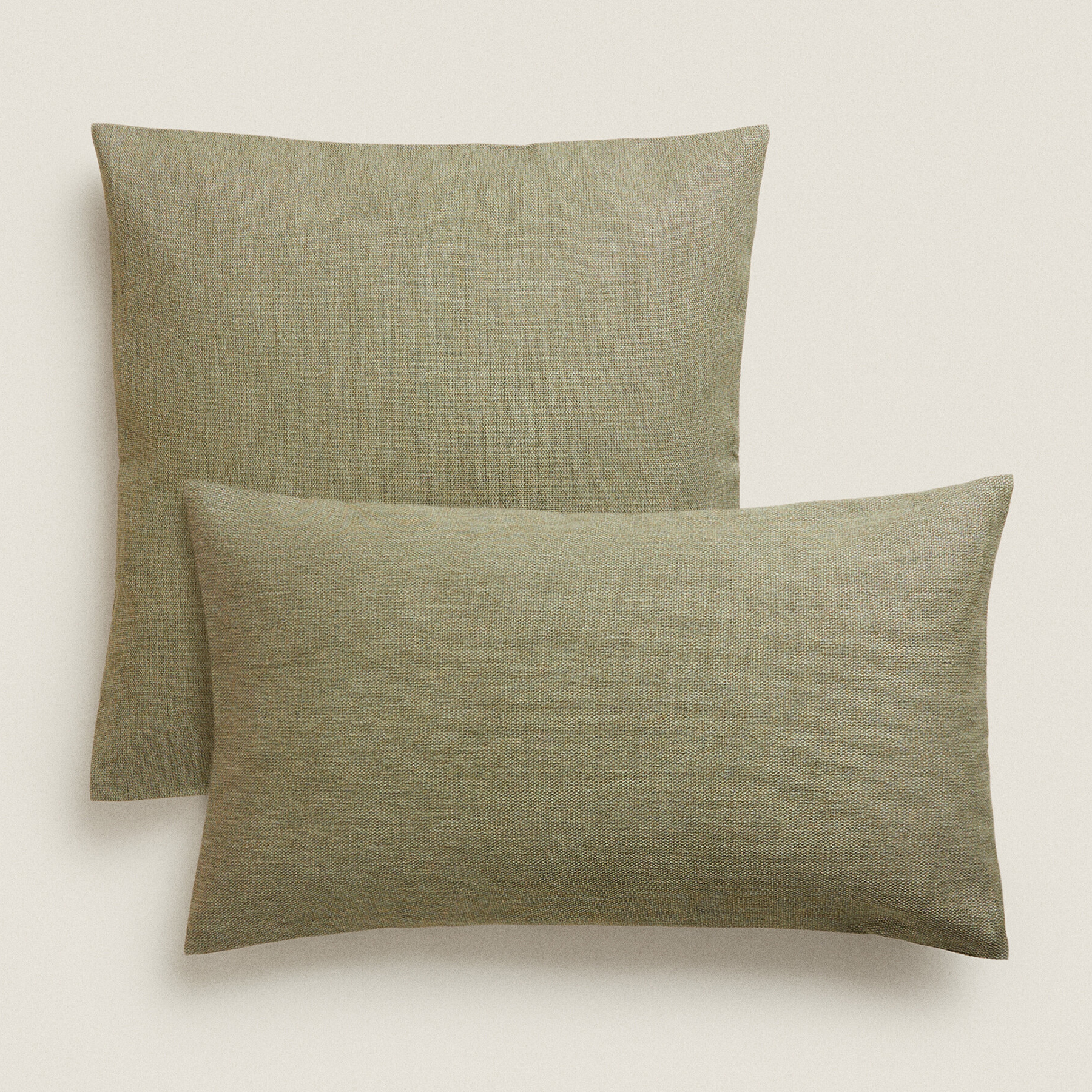 Чехол для подушки Zara Home Plain, зеленый пасхальный декоративный чехол для подушки чехол для подушки кролик кролик принт полиэфир декоративный чехол для дивана подушки