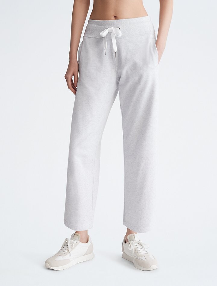 

Укороченные флисовые джоггеры Performance Active Calvin Klein, серый