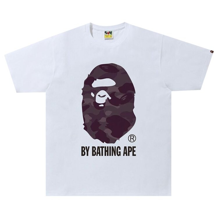 

Футболка BAPE Color Camo Tee 'White/Burgundy', белый