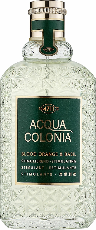 Одеколон Maurer & Wirtz 4711 Acqua Colonia Blood Orange & Basil 4711 acqua colonia matcha
