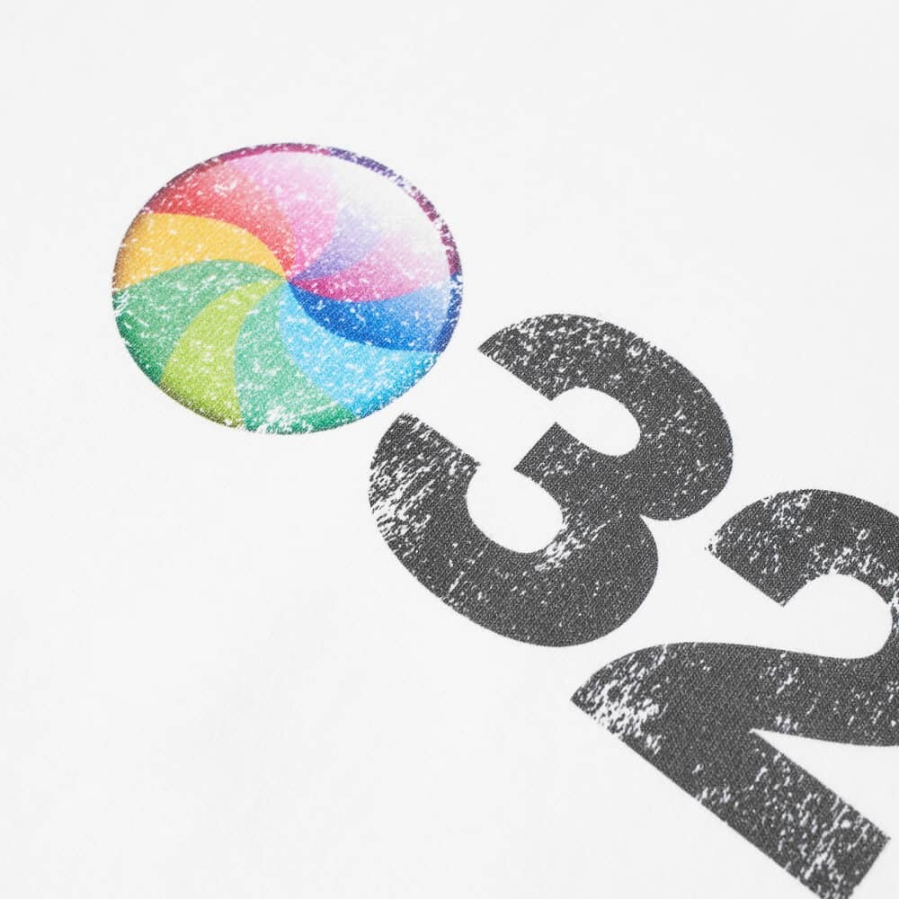 

Футболка 032C Wheel Logo Tee