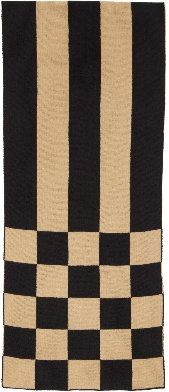 

Бежевый шарф-капюшон в клетку Chessboard TheOpen Product