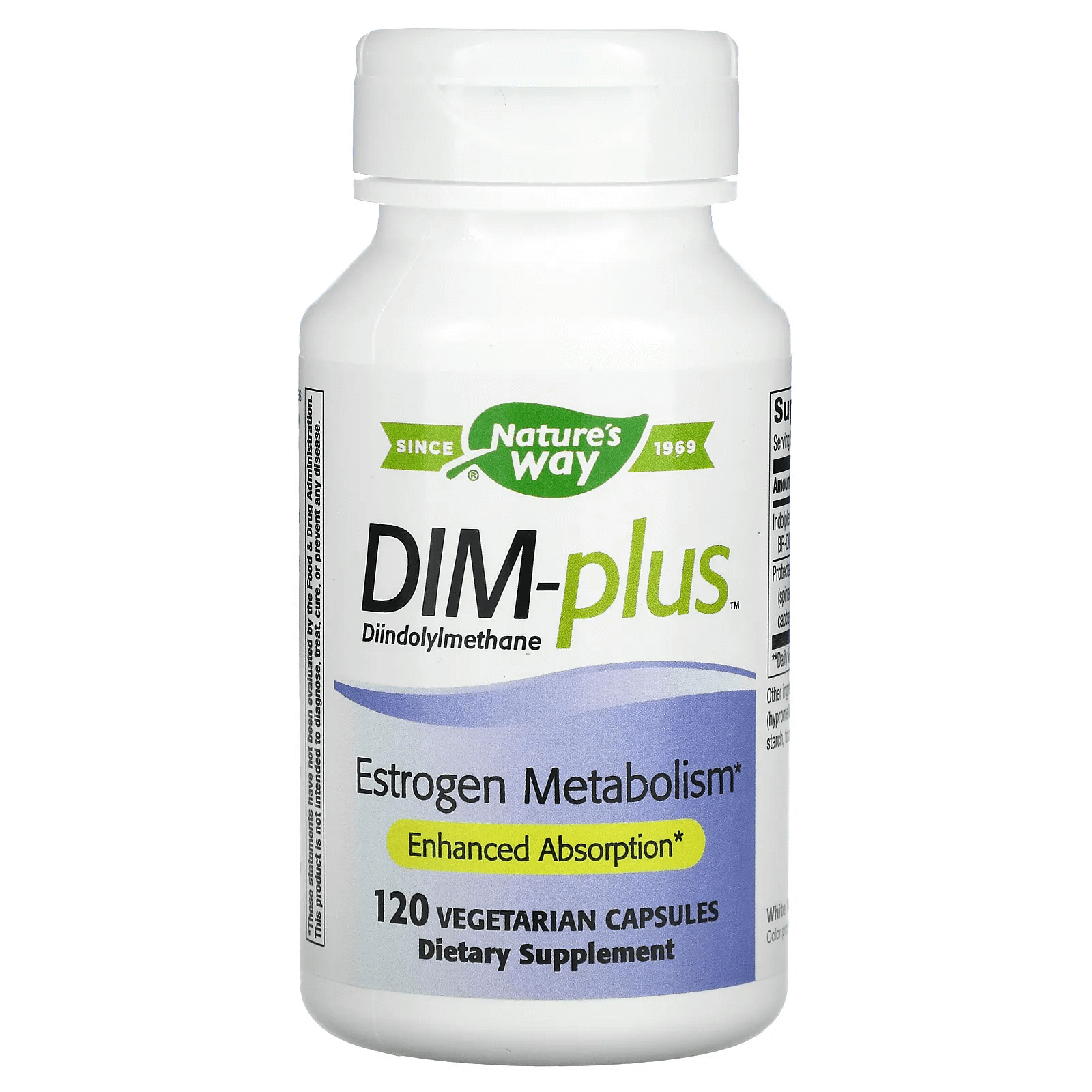 DIM-plus метаболизм эстрогена Nature's Way, 120 капсул