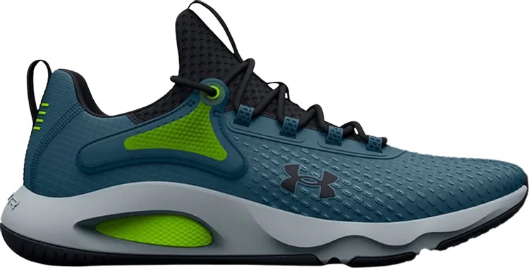 

Кроссовки Under Armour HOVR Rise 4 Static Blue Lime Surge, синий