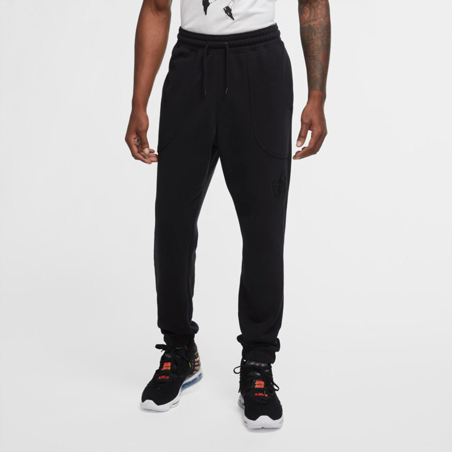

Брюки Nike Lebron Velvet Foot Casual Loose, черный