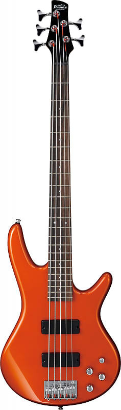 

Ibanez GSR205-ROM Gio SR 5str Electric Bass - Roadster Orange Metallic