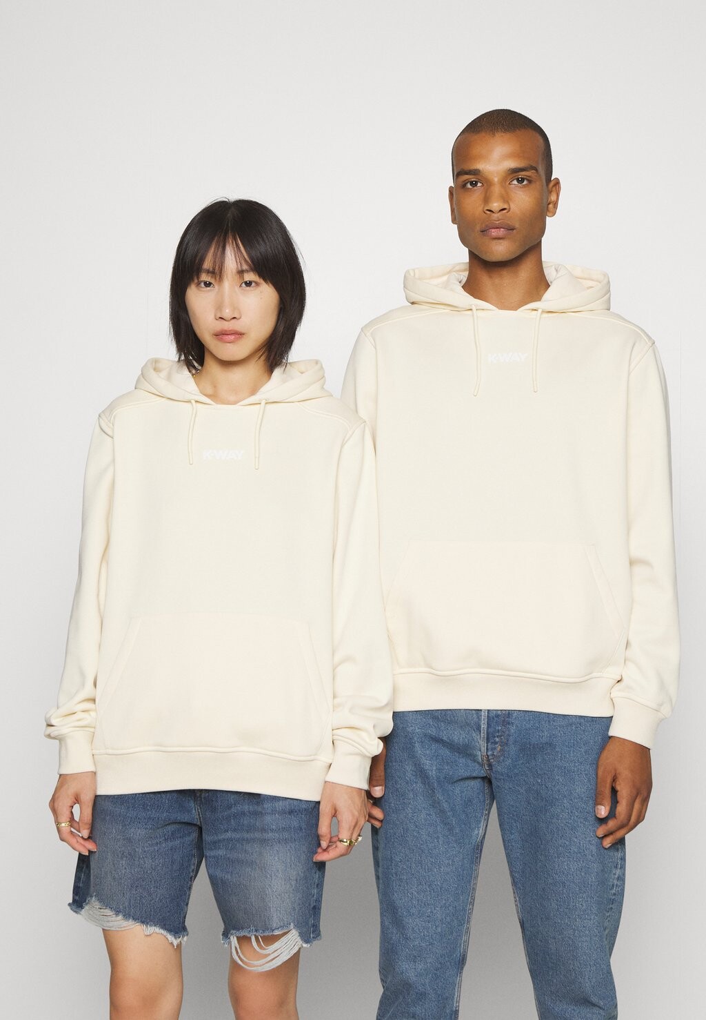 

Толстовка ЭКСКЛЮЗИВНЫЙ JASON BRUSHED UNISEX K-Way, бежевый экрю