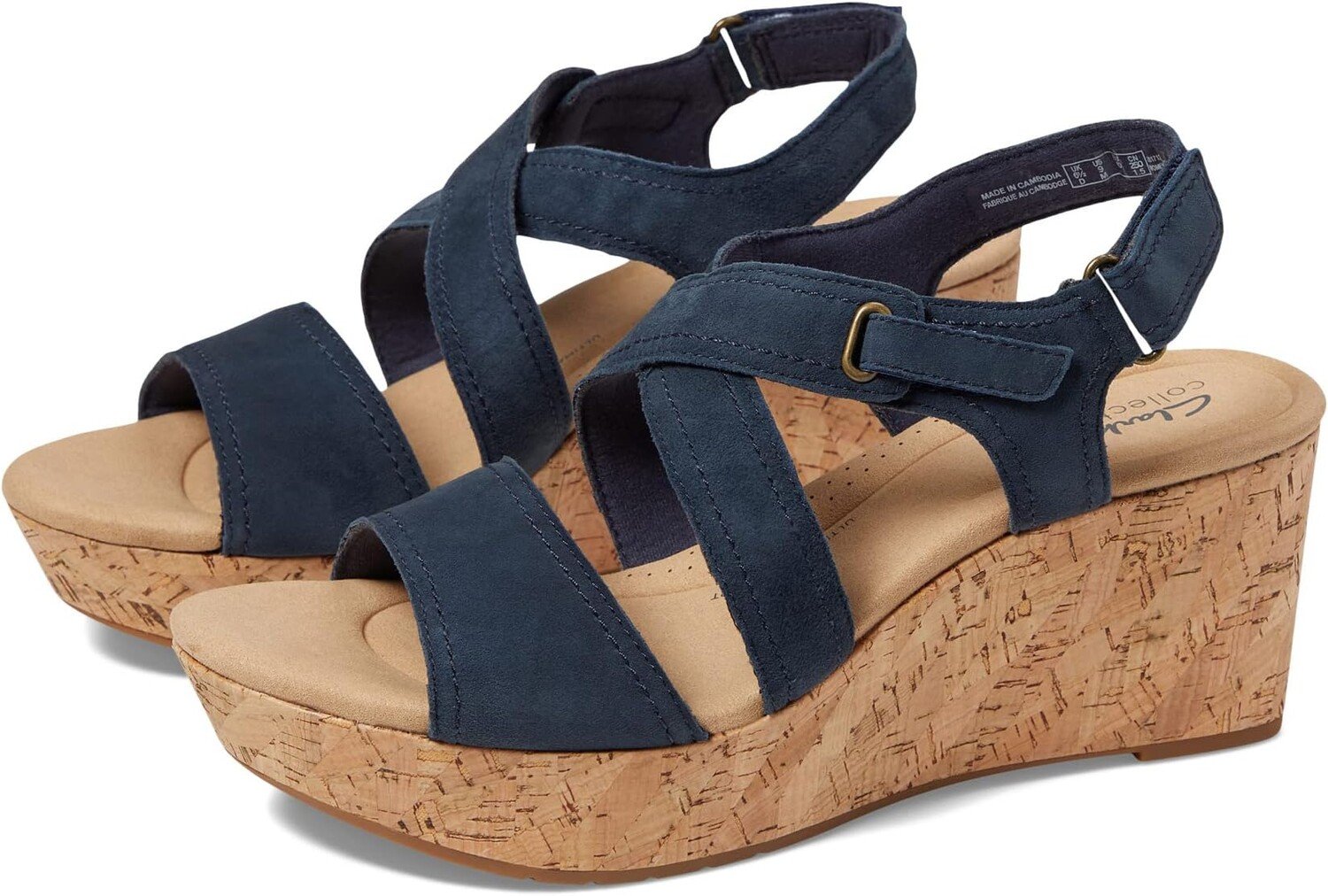 

Босоножки Rose Way Clarks, цвет Navy Suede