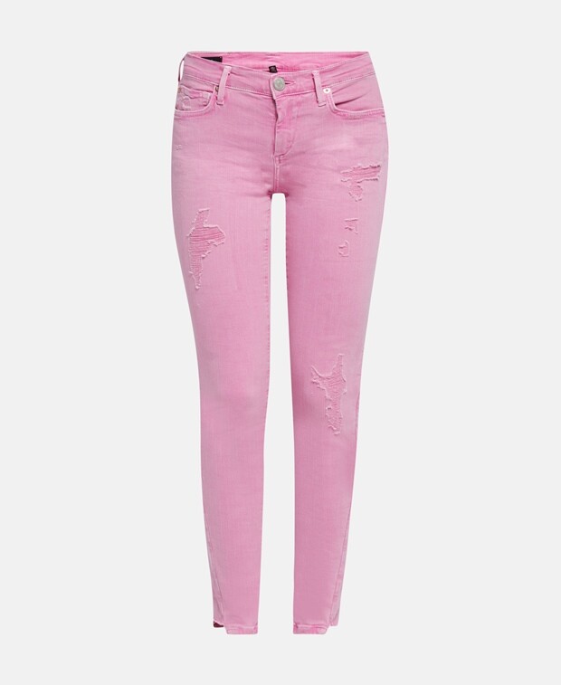 

Джинсы узкого кроя True Religion, розовый