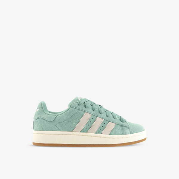 

Низкие замшевые кроссовки Campus 00s с фирменными полосками Adidas, белый