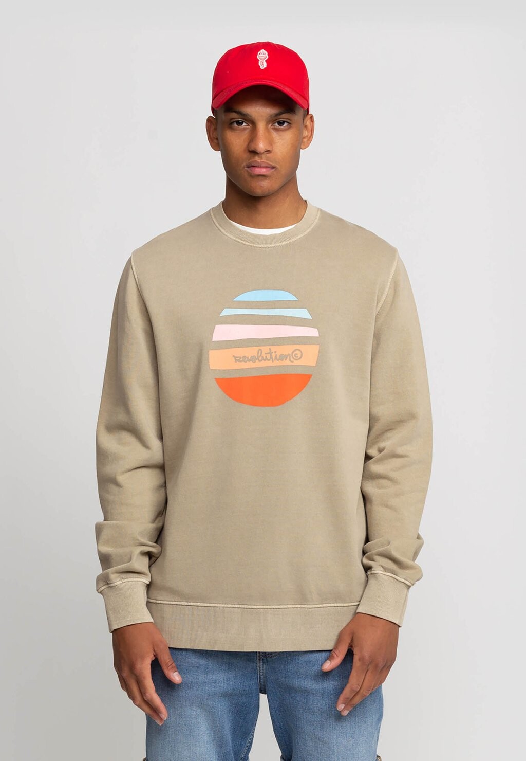 

Толстовка CREWNECK REVOLUTION, бежевый