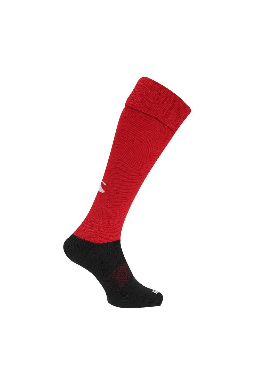 Спортивные носки для игры в регби Canterbury, красный чёрные спортивные брюки overcome с контрастными деталями