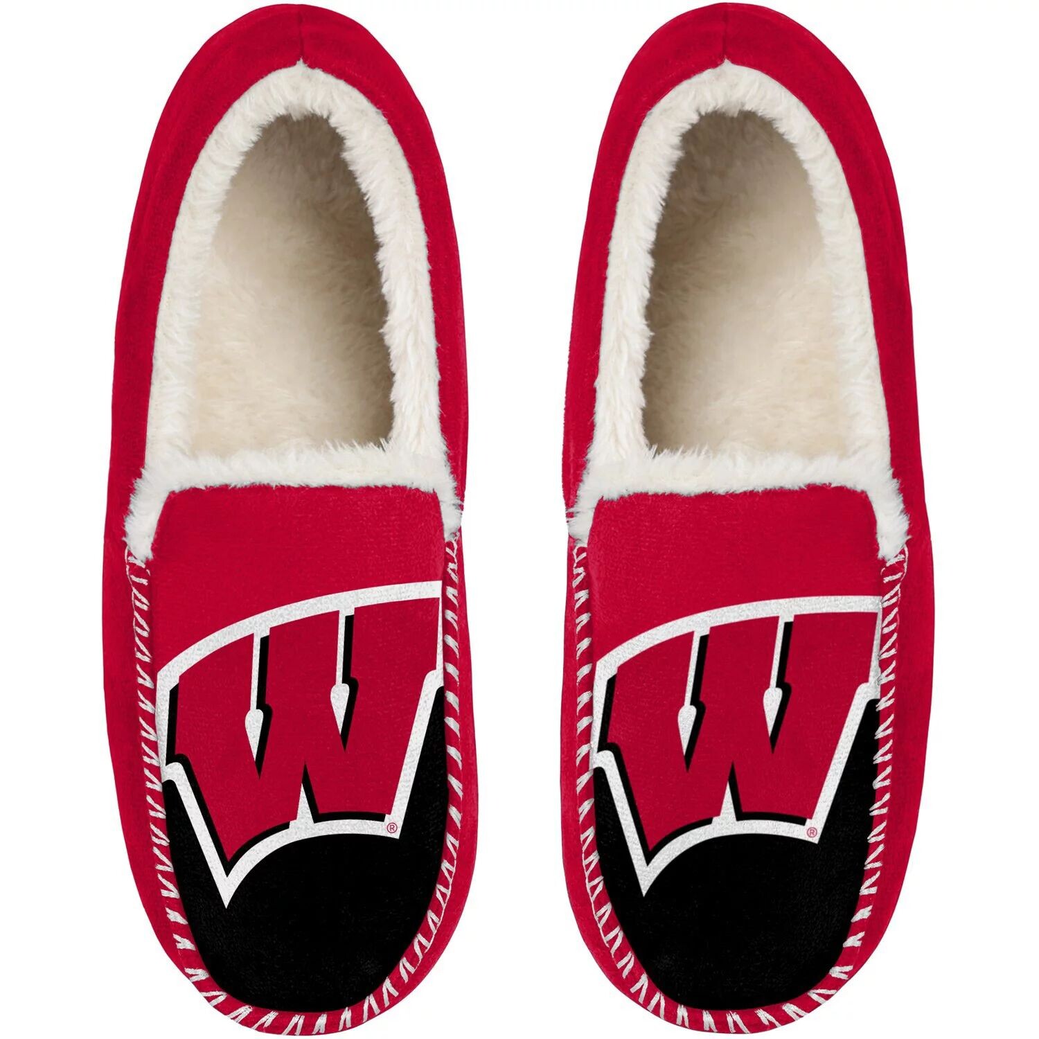 

Мужские мокасины FOCO Wisconsin Badgers с цветными блоками