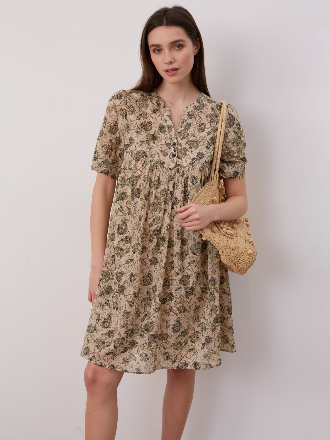 

Мини-платье Gerard Darel Justinien, зеленый хаки