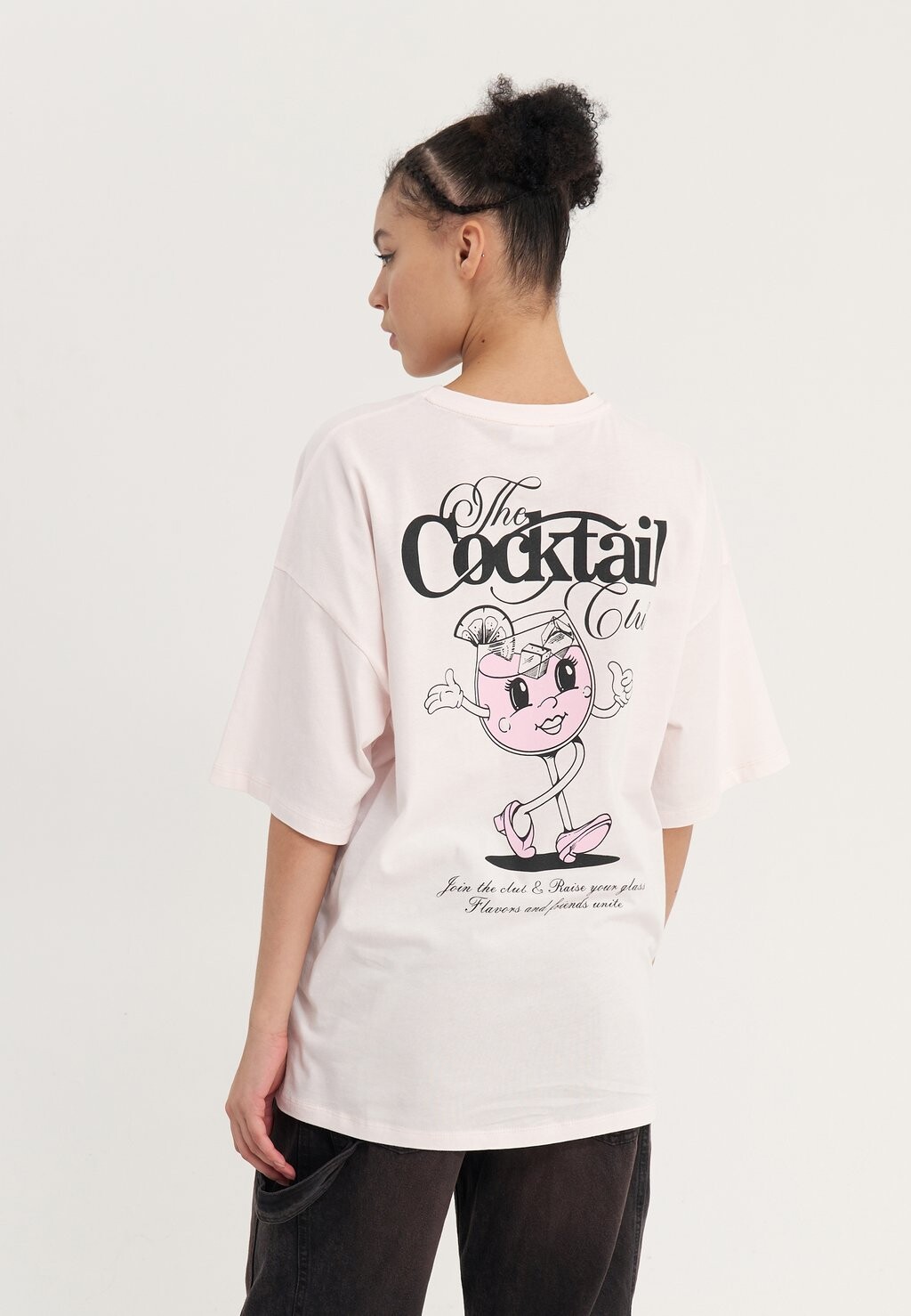 

Футболка с принтом Even&Odd, цвет light pink