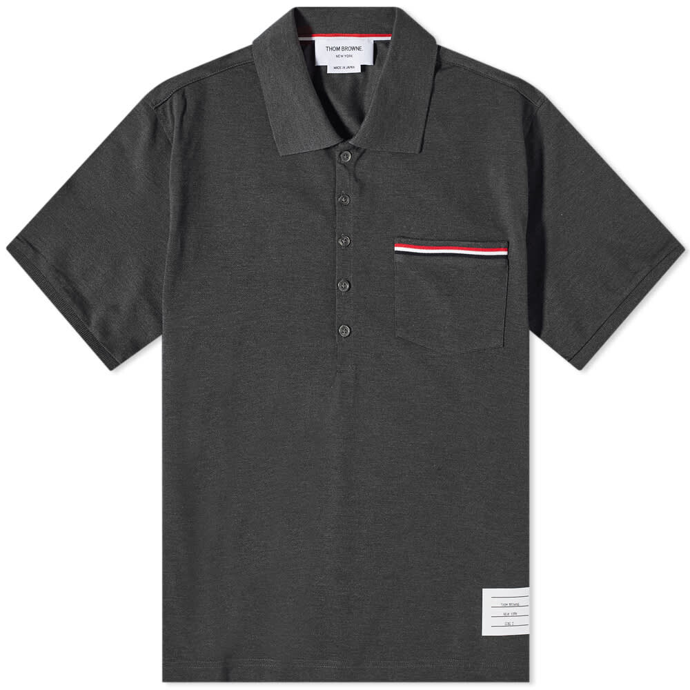 

Футболка Thom Browne Mercerised Pique Pocket Polo