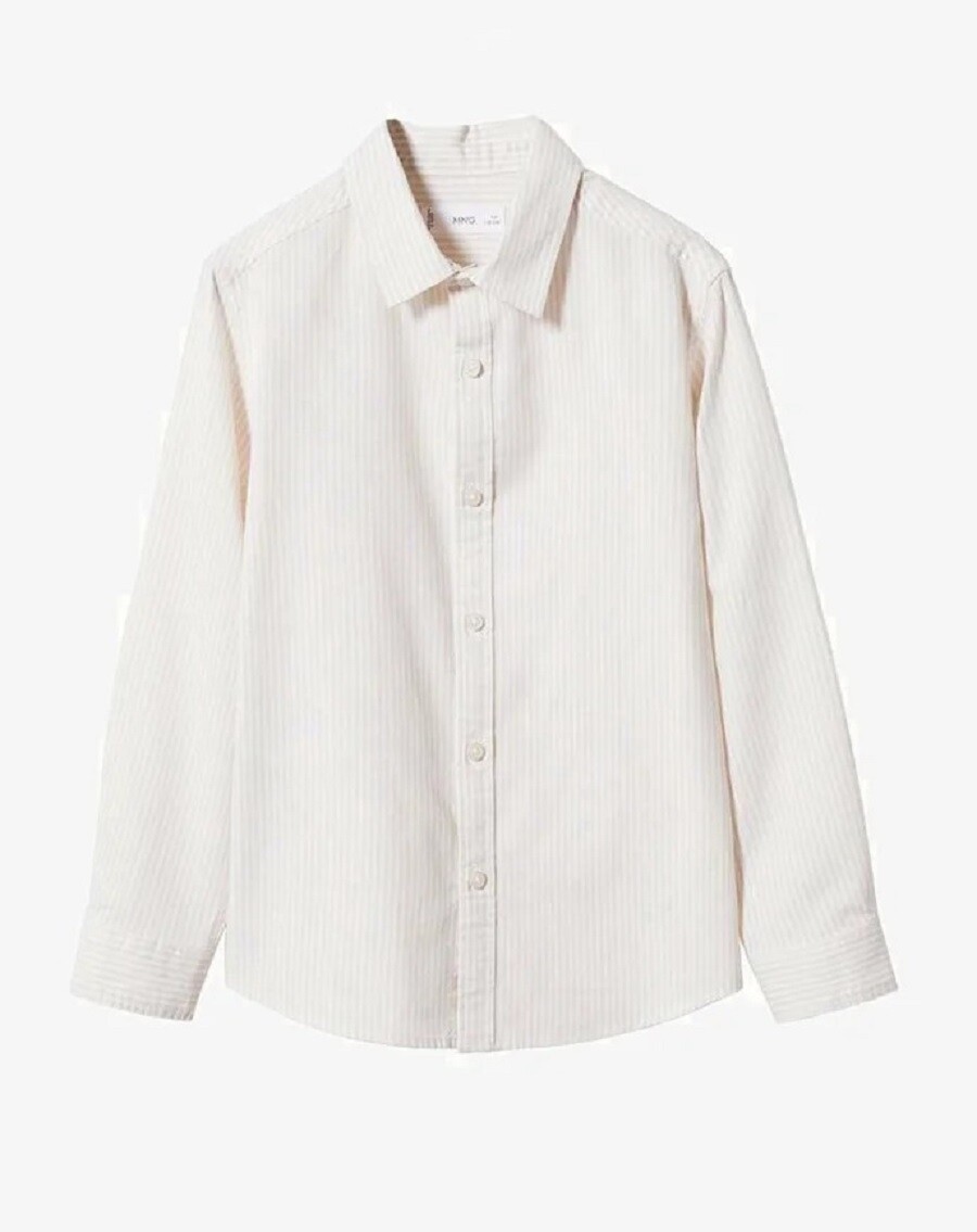 

Рубашка Mango Kids Oxfordr, белый