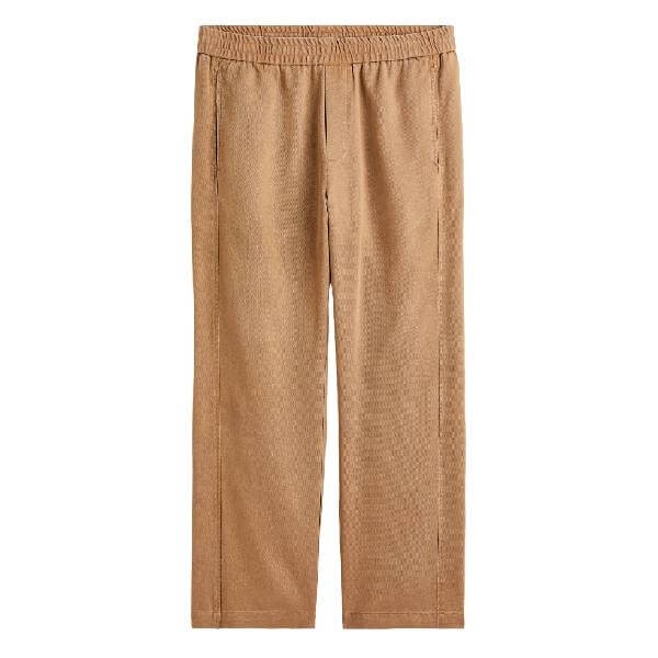 

Брюки свободного кроя H&M Loose Fit Lyocell Joggers, бежевый