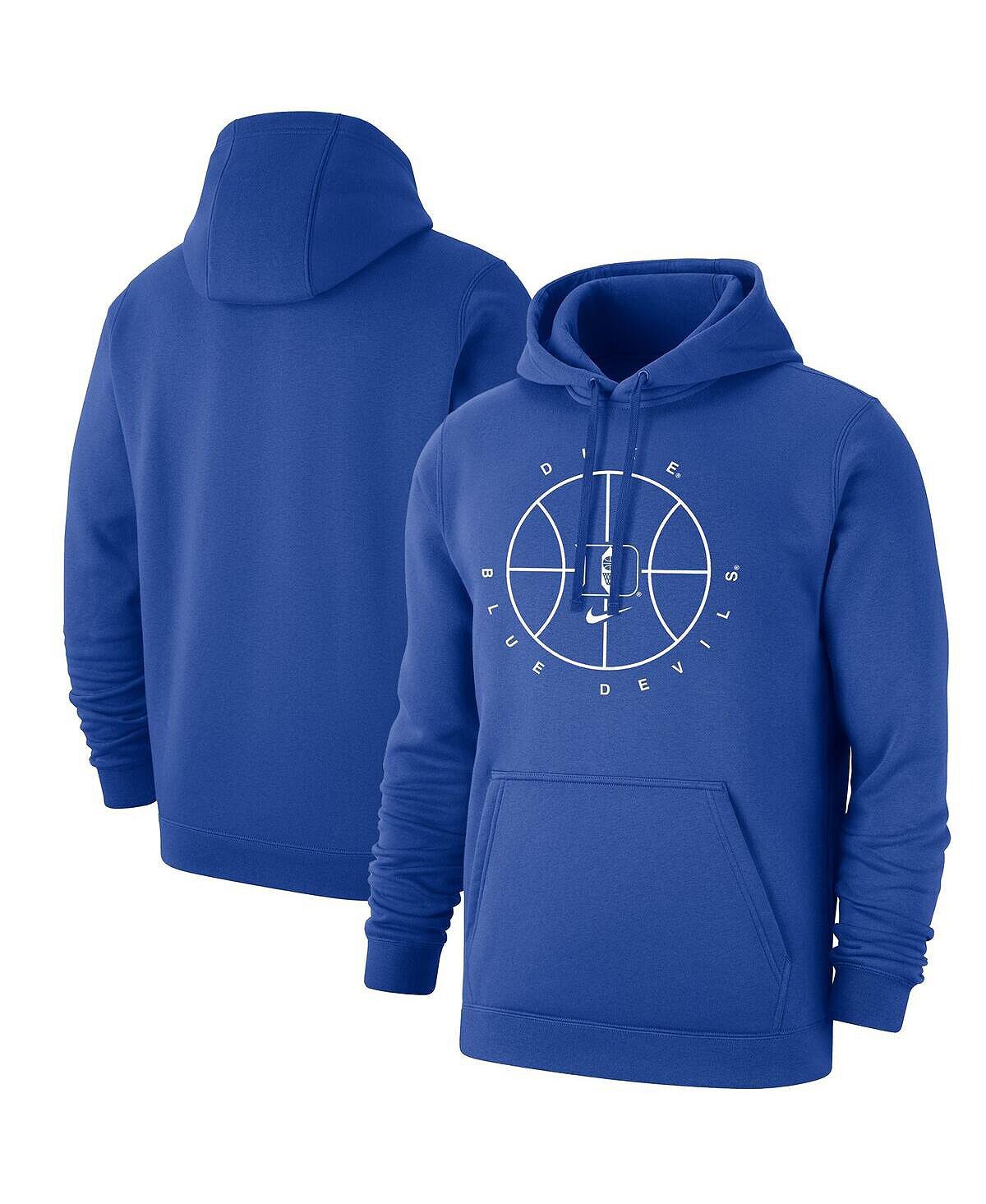 

Мужская флисовая толстовка с капюшоном royal duke blue devils basketball icon club Nike