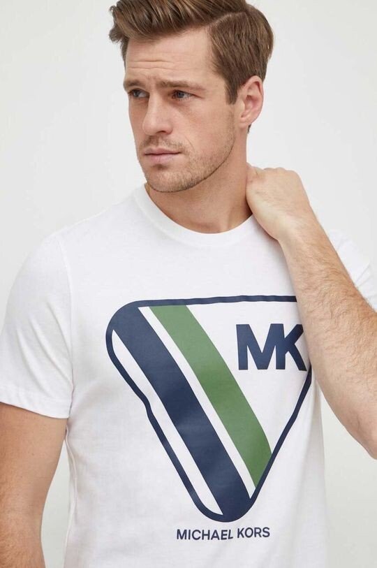 

Хлопковая футболка Michael Kors, белый