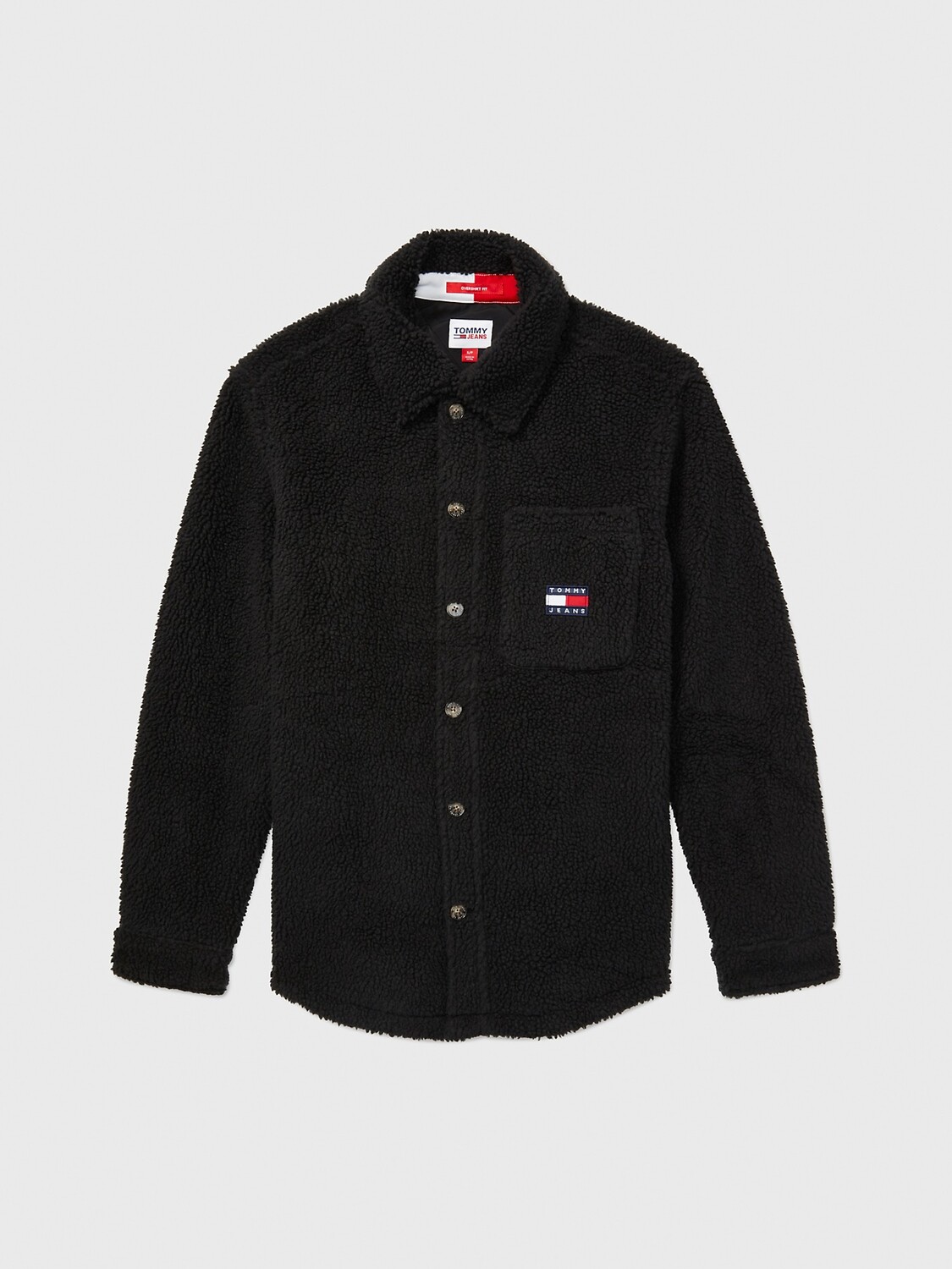 

Рубашка modern prep sherpa skater Tommy Hilfiger, черный