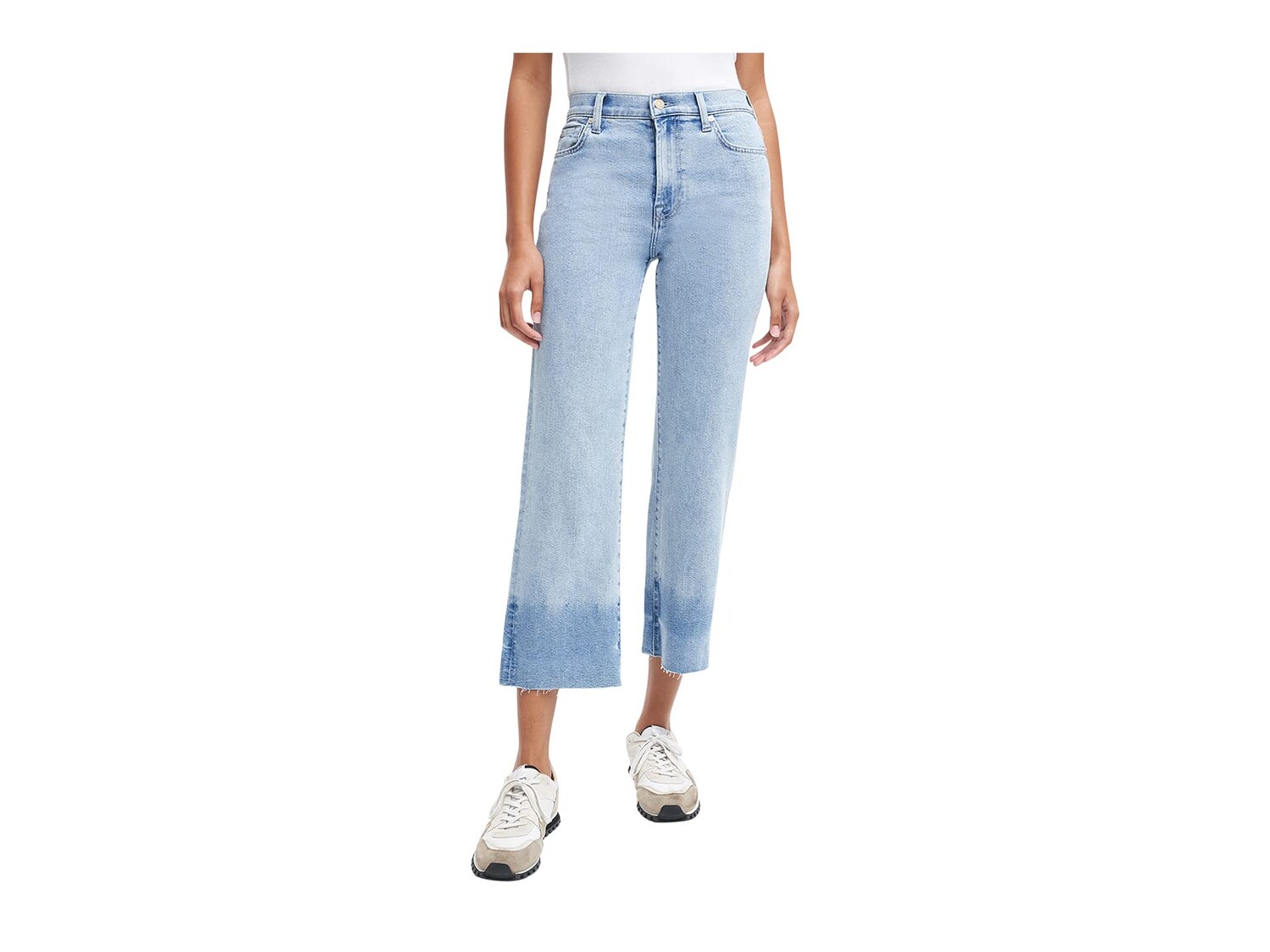 

Джинсы 7 For All Mankind, Cropped Alexa w/ Cut Hem in Jonesdip
