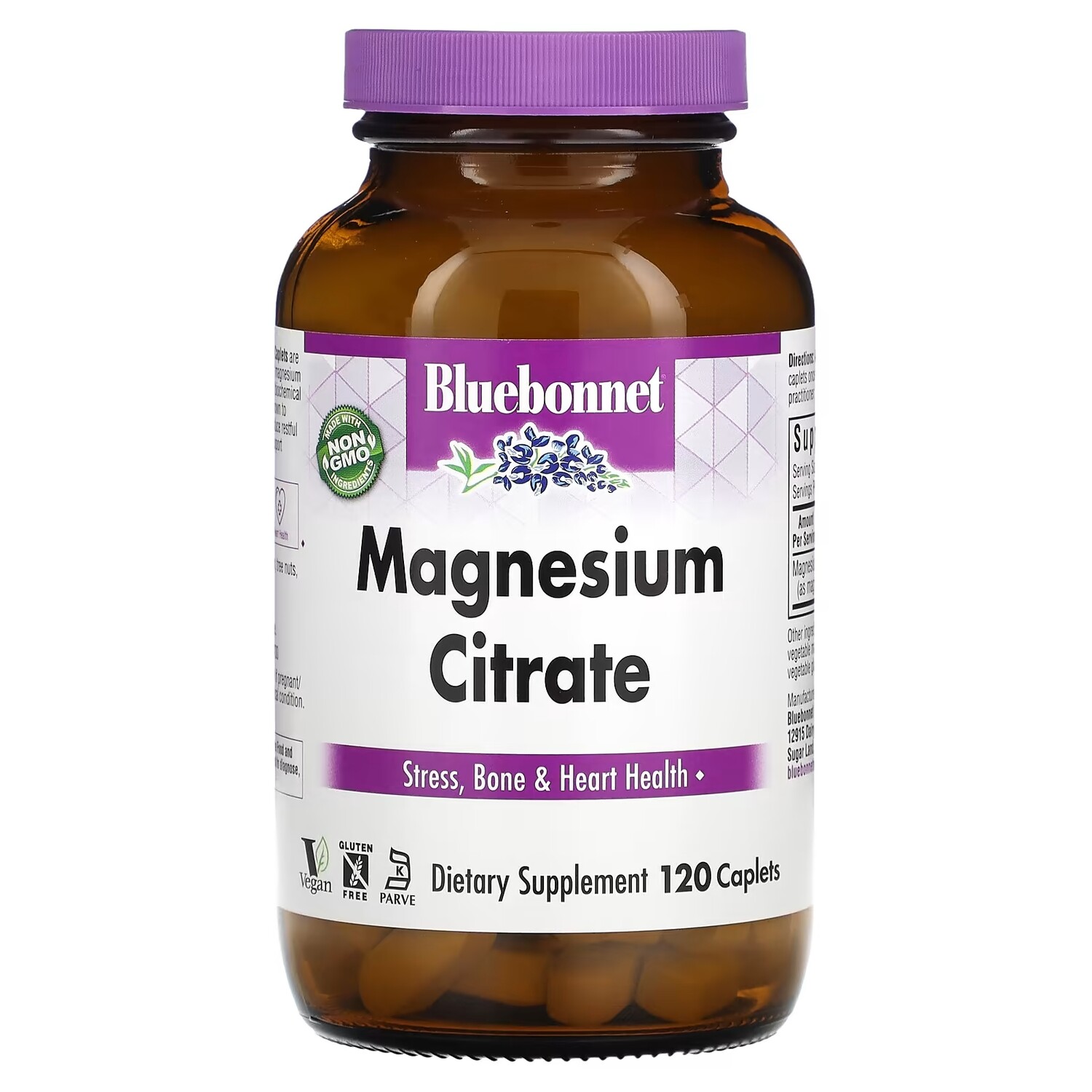 

Bluebonnet Nutrition Цитрат магния, 120 капсул