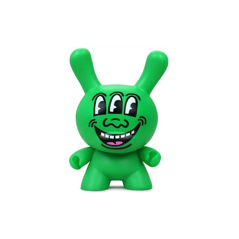 Фигурка Kidrobot Keith Haring Three-Eyed Face Masterpiece Dunny, зеленый