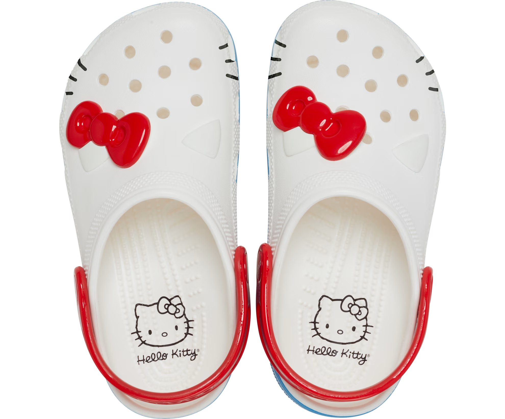 Сабо для маленьких детей Crocs Classic x Hello Kitty, белый