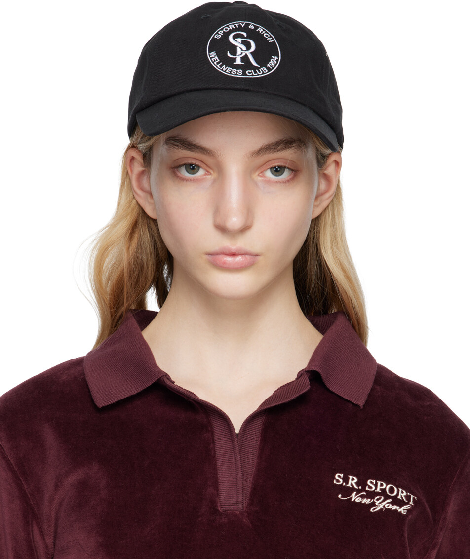 

Черная кепка \S&R\"" Sporty & Rich