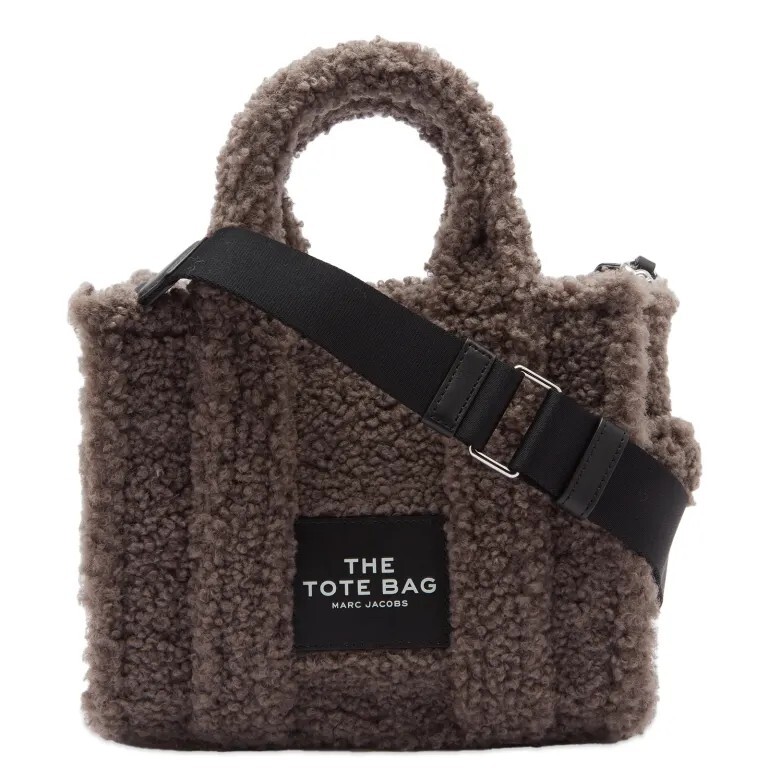 

Мини-тоут Marc Jacobs The Teddy, серый