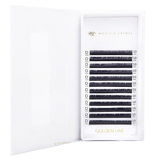 

Мм Wonder Lashes, Volume Golden Line C, 0,05, 11, WonderLashes