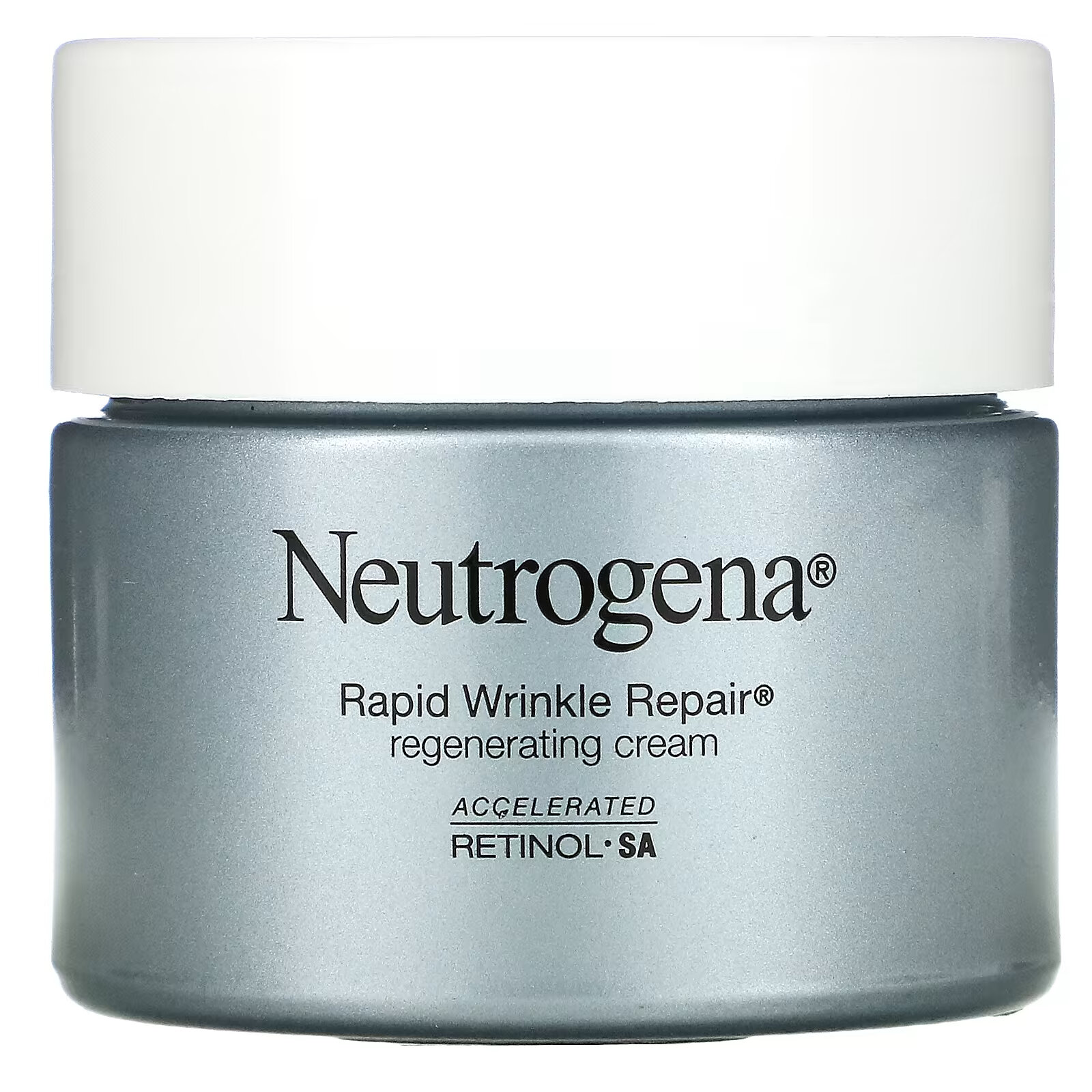 Neutrogena, Rapid Wrinkle Repair, восстанавливающий крем, 48 г (1,7 унции) neutrogena rapid tone repair корректирующий крем быстрого действия 48 г 1 7 унций
