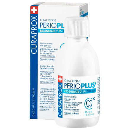 цена Curaprox Perio Plus+ Regenerum жидкость для полоскания рта, 200 мл
