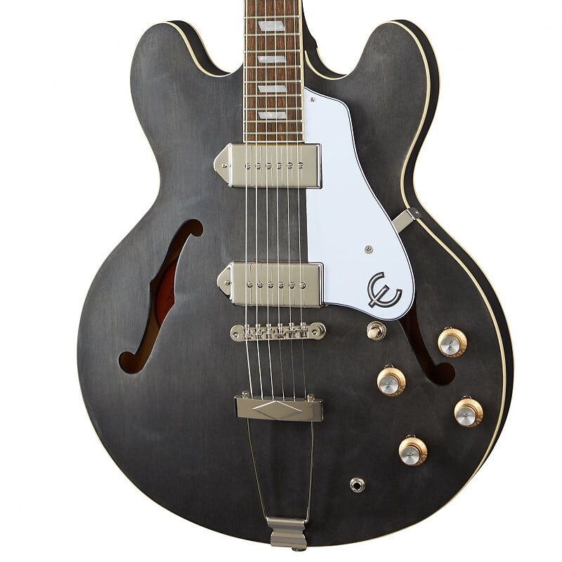 

Epiphone Casino Worn - Изношенное черное дерево