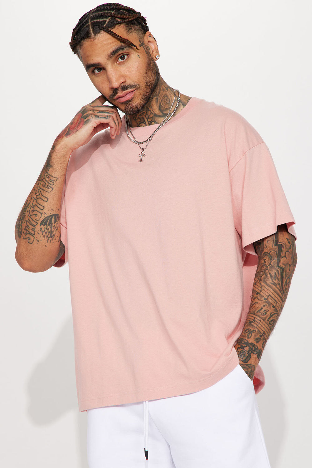 

Футболка Fashion Nova ZDF01K310132, лиловый, Розовый