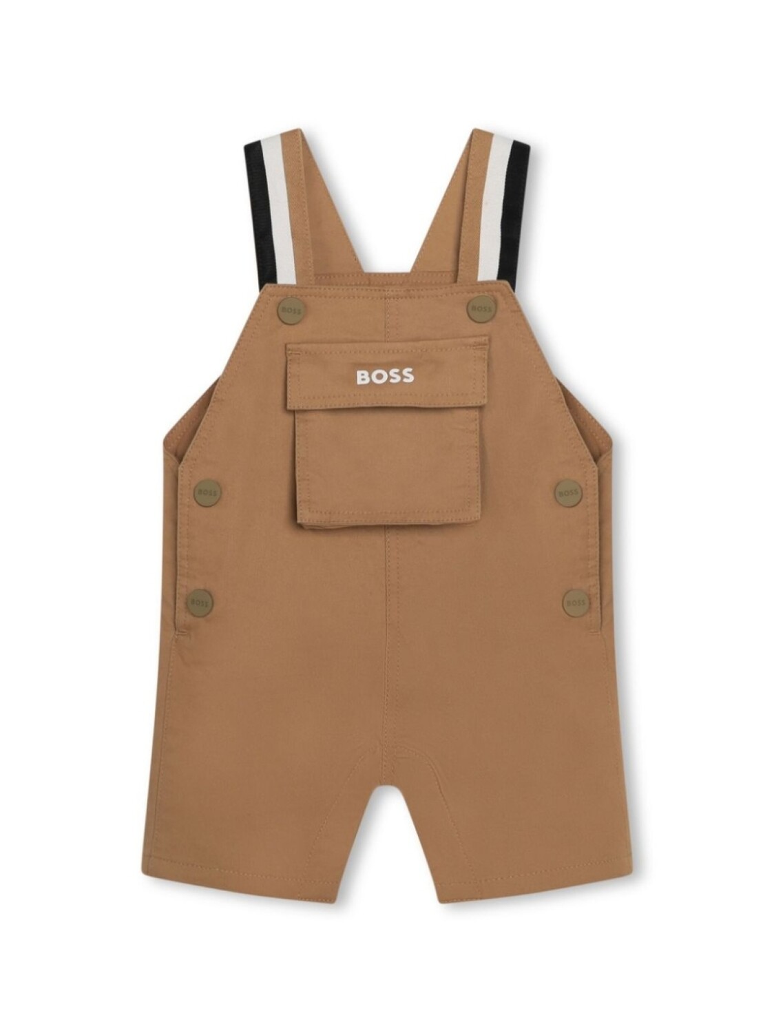 

BOSS Kidswear комбинезон с вышитым логотипом, коричневый